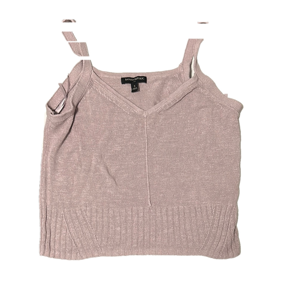 Banana Republic Pink Knit Tank Top